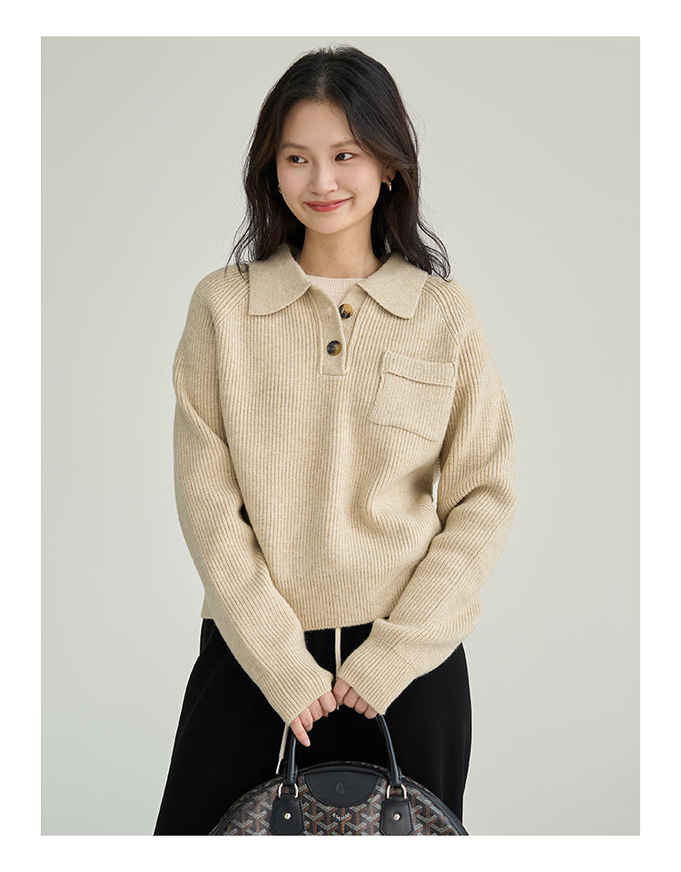 カフスネック ニット M00064