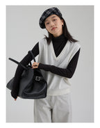 ウール V ネックベスト M00116