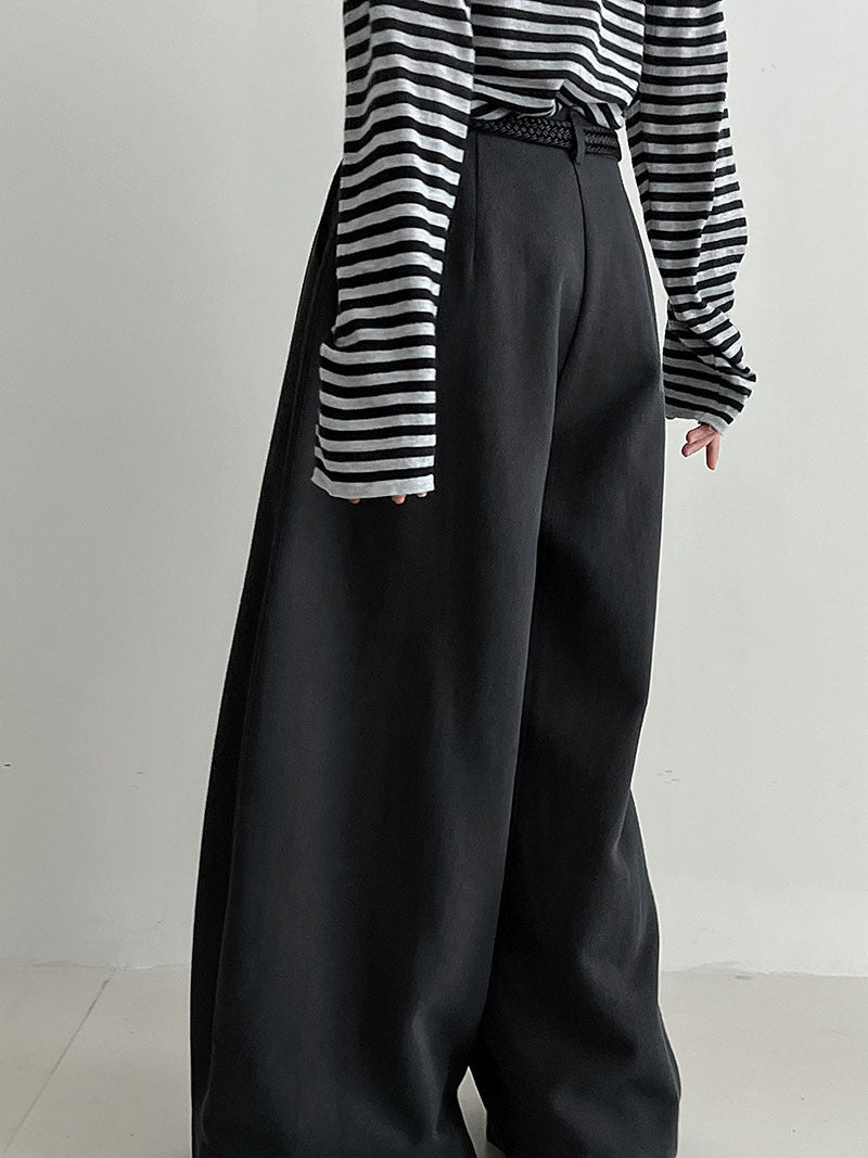 タックワイドパンツ M00122