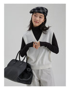 ウール V ネックベスト M00116