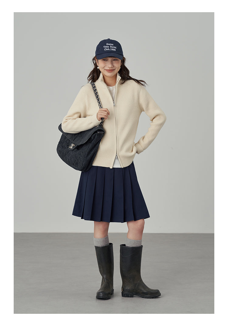 台型プリーツスカート M00062