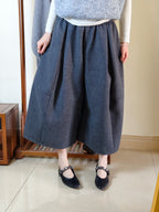 ウールライクワイドキュロット M00119