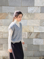 プレミアムタッチVネックニットベスト M00124