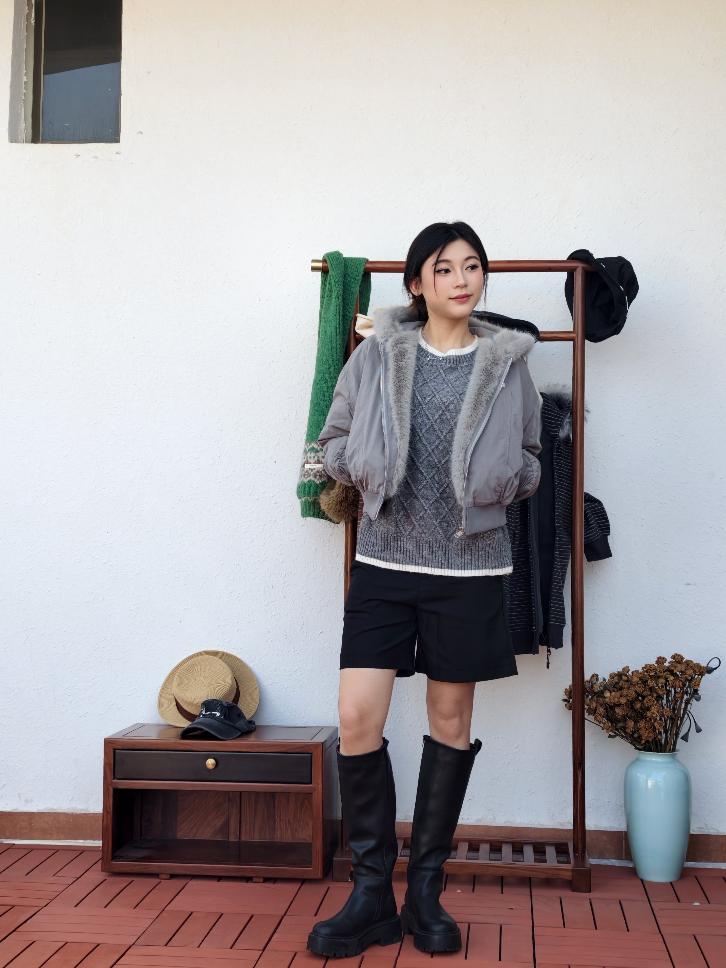 フード付き中綿ジャケット M00126