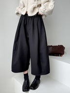 ウールライクワイドキュロット M00119