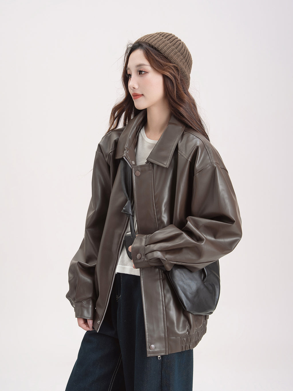 レザー ショートコート M00081