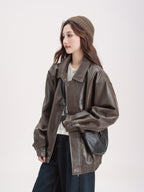 レザー ショートコート M00081