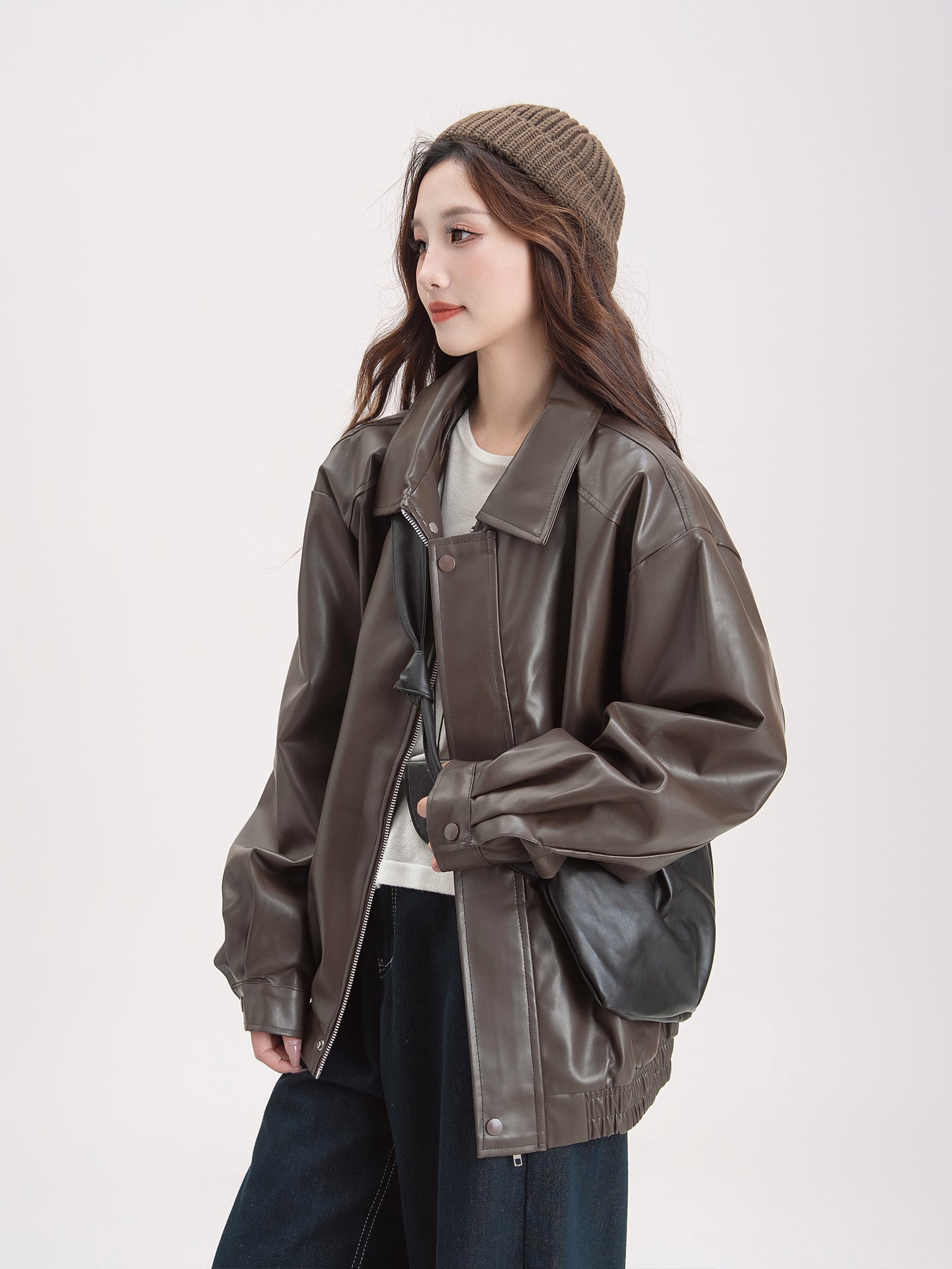 レザー ショートコート M00081