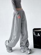 カジュアル ワイドレギンス トラックパンツ M00109