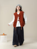 コーデュロイベスト M00117