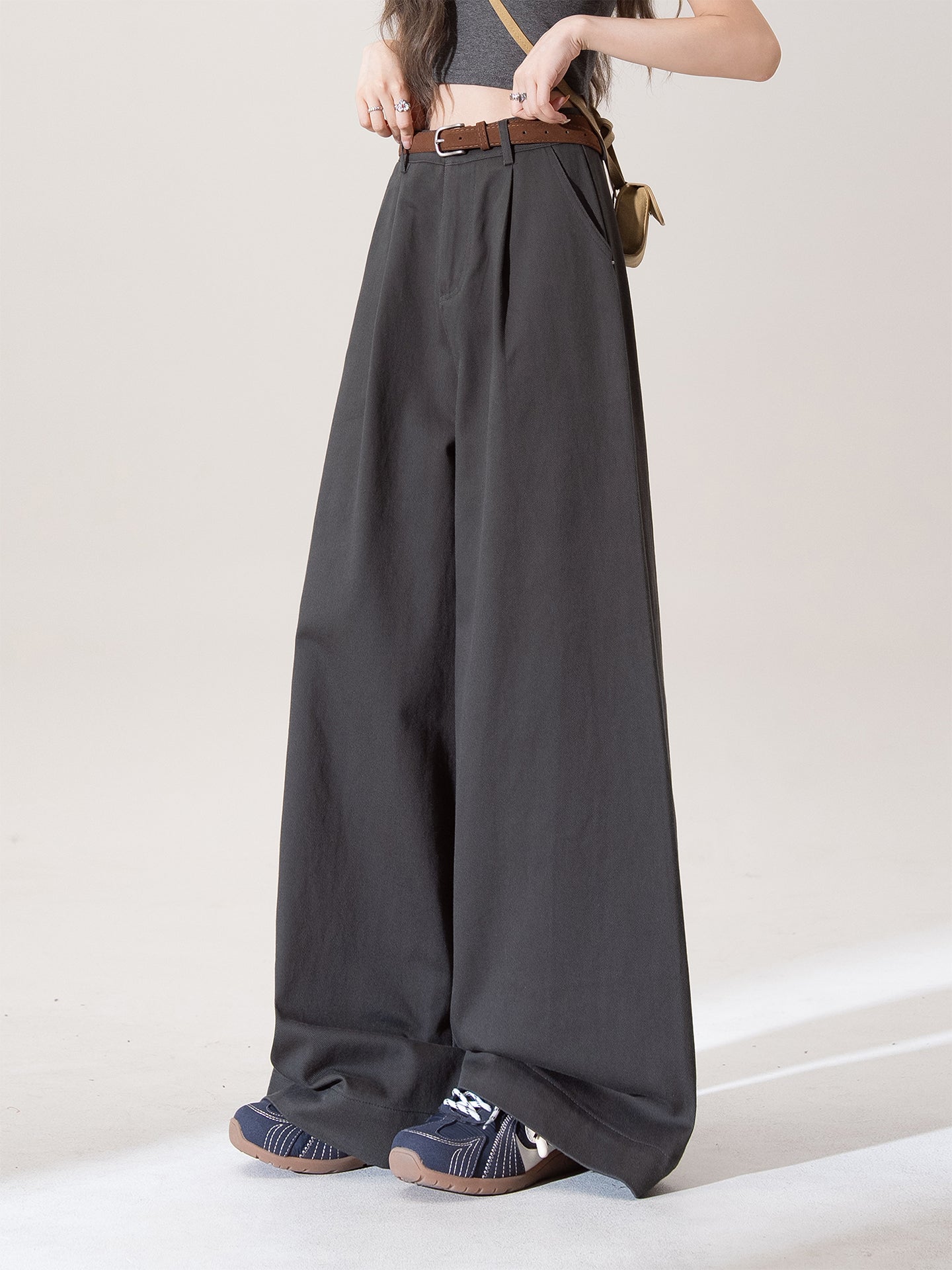 ワイドレッグ カジュアルパンツ M00082