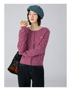 アーガイル柄 ニットトップス M00106