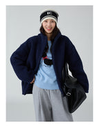 ラムウールスタンドカラージャケット M00021