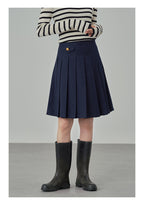 台型プリーツスカート M00062