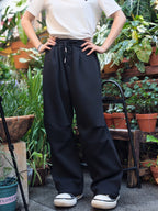 カジュアル ワイドレギンス トラックパンツ M00109