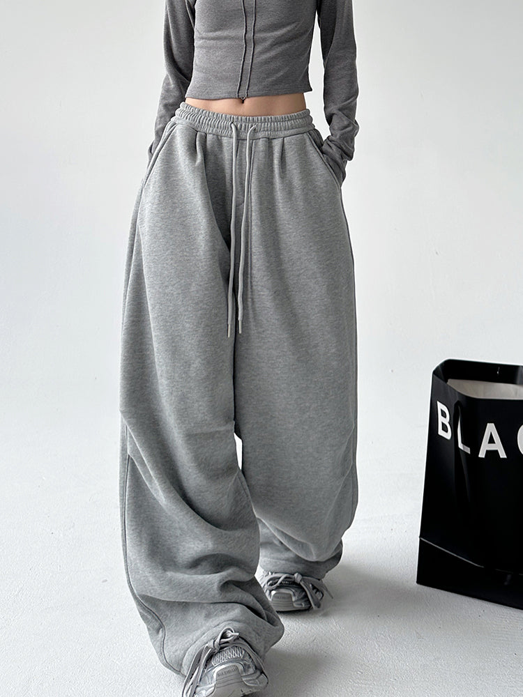 カジュアル ワイドレギンス トラックパンツ M00109