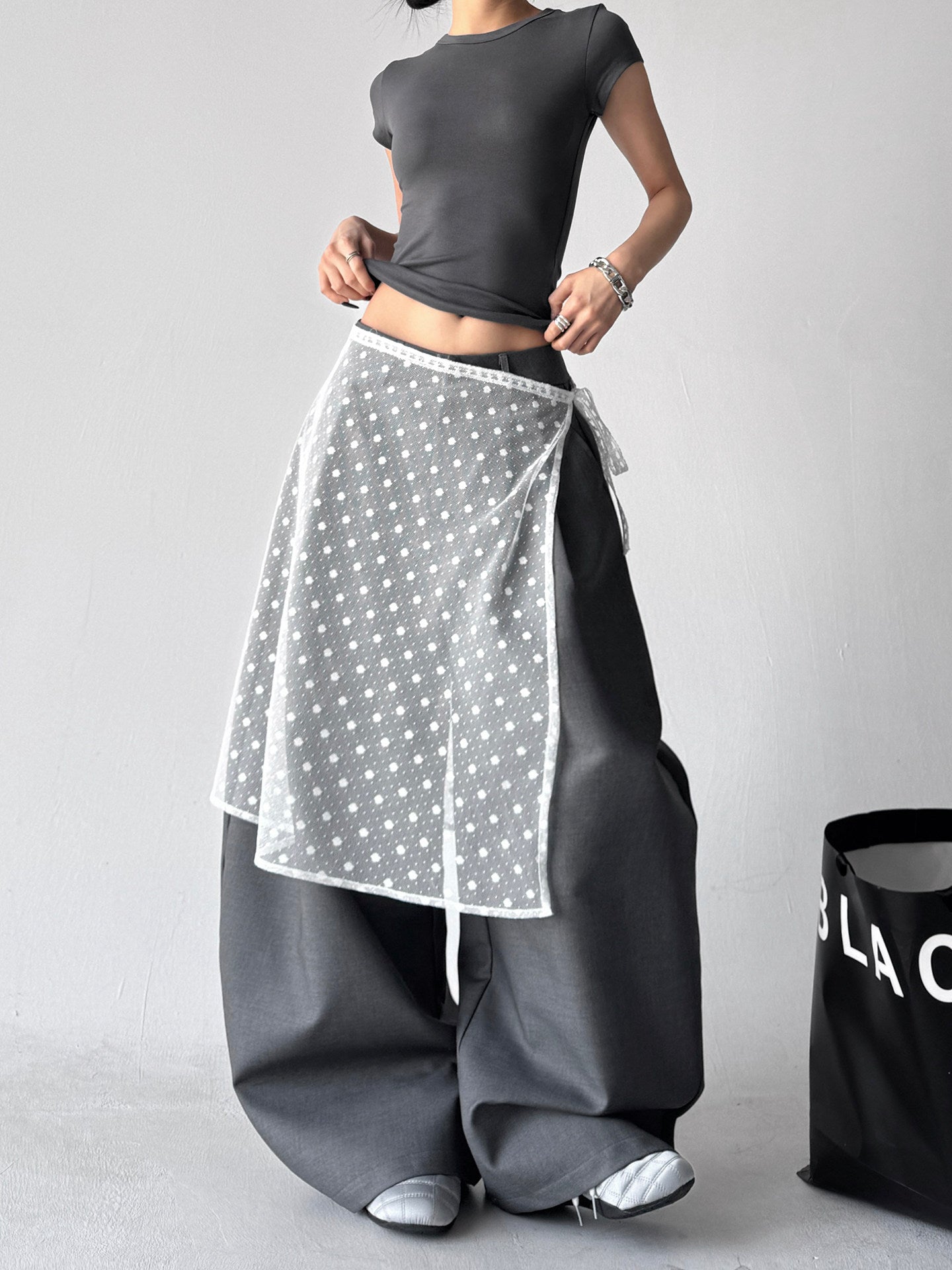 ドットレースエプロン M00153