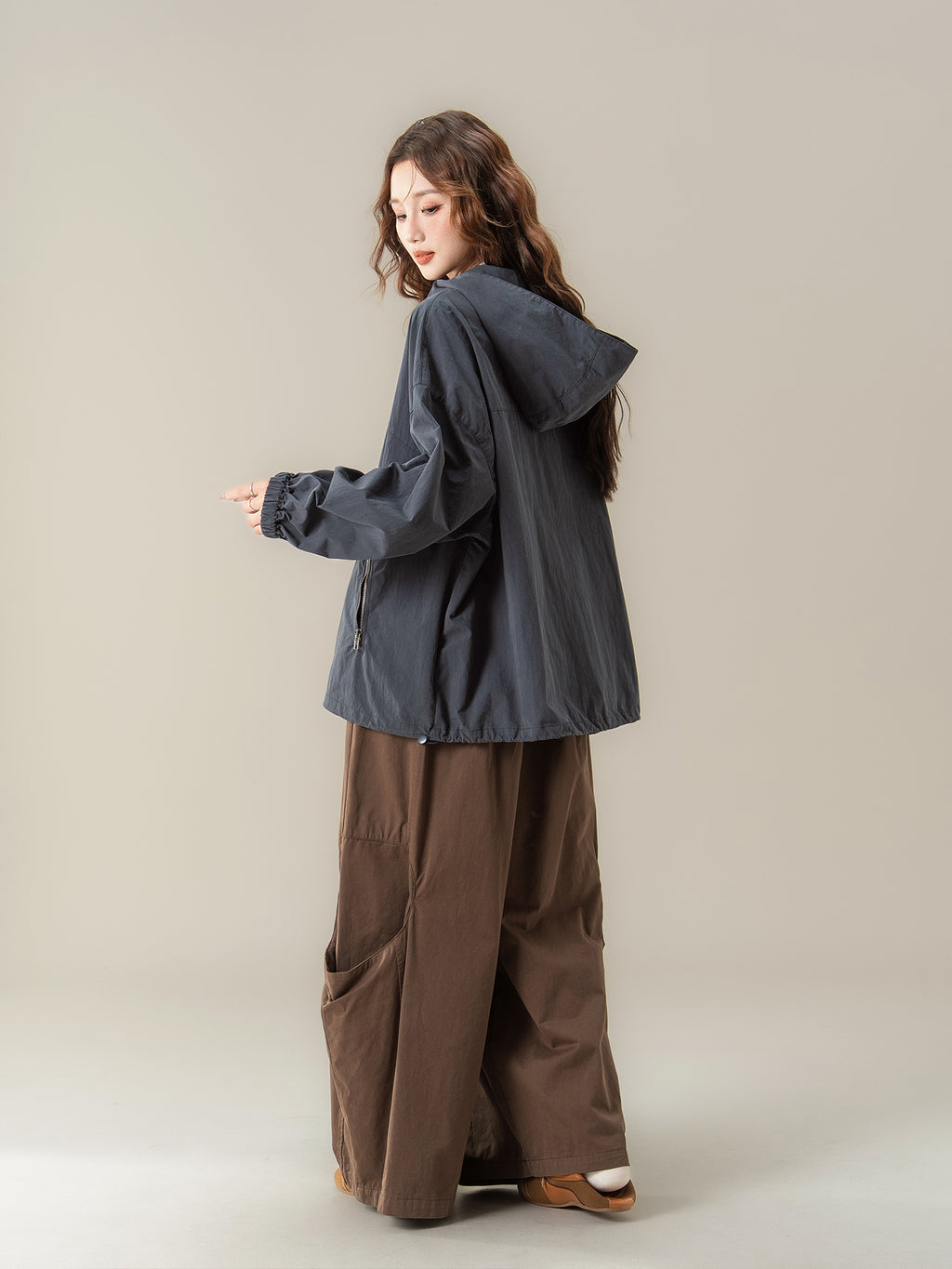 フード付き ジッパージャケット M00084