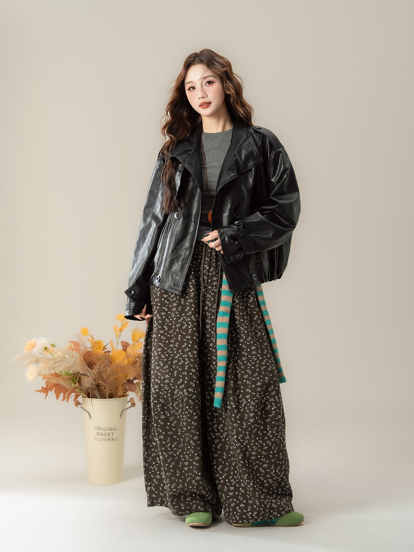 レトロ ブラックレザージャケット M00079