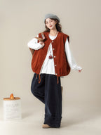 コーデュロイベスト M00117