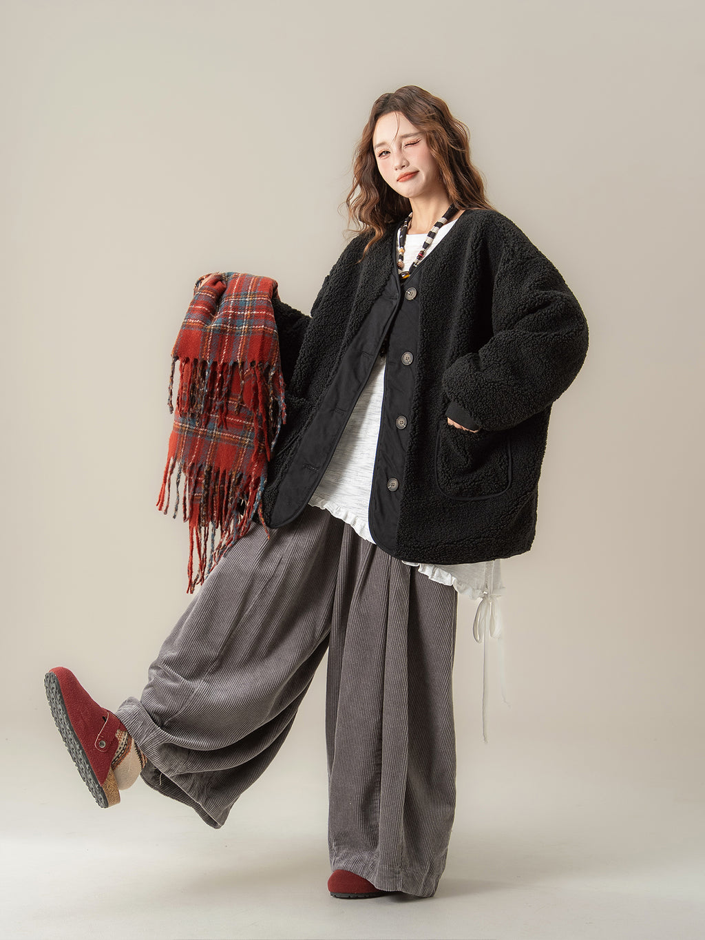 ラムズウール コート M00074