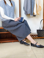 ウールライクワイドキュロット M00119