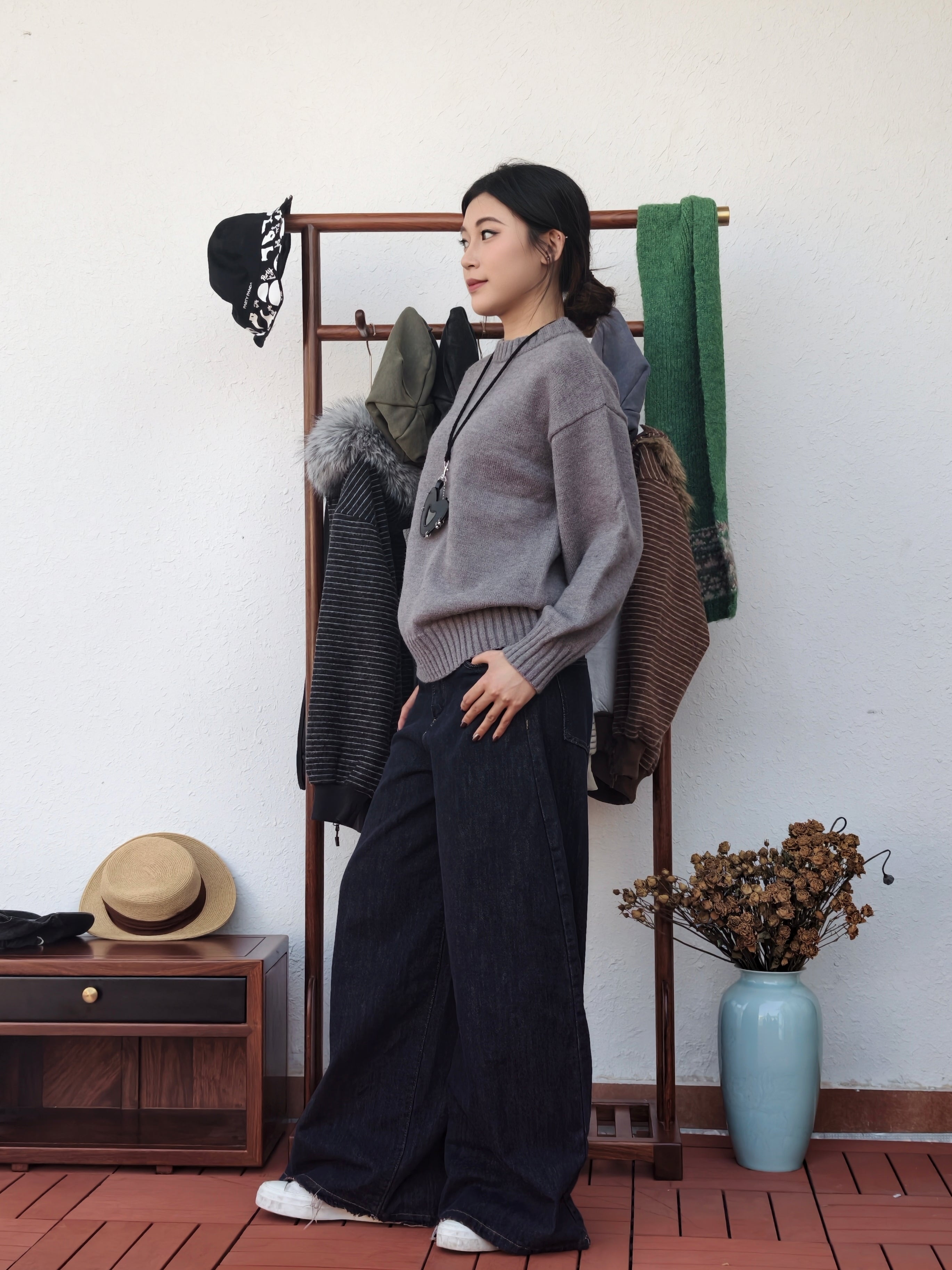 クルーネックニット M00051