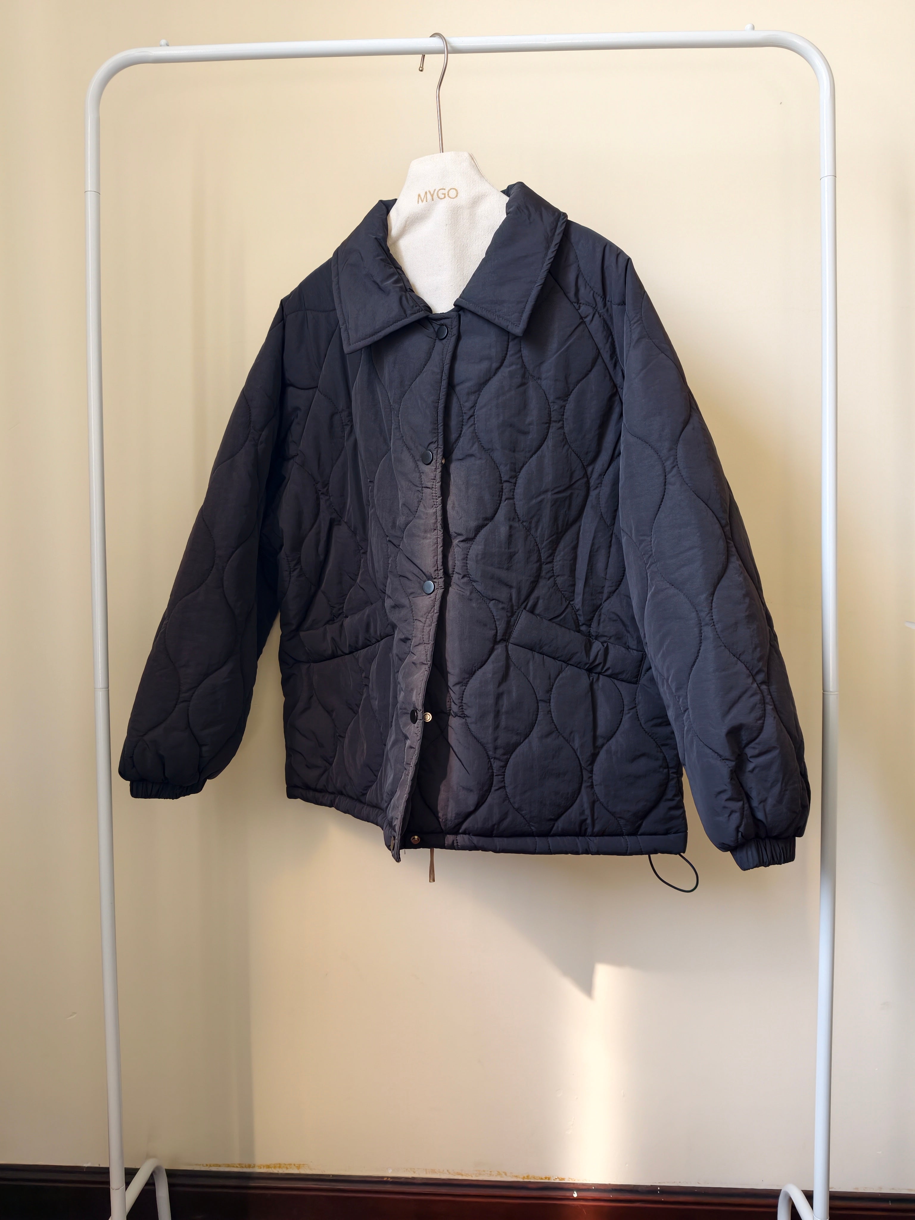 菱柄 ショートコート M00073