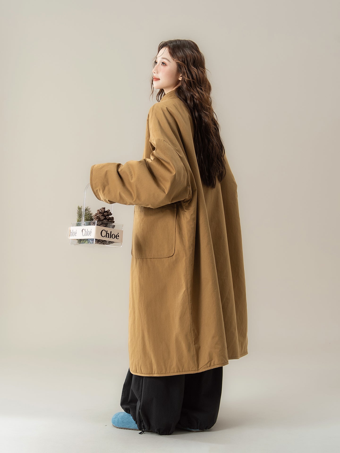 オーバーサイズ トレンチコート M00072