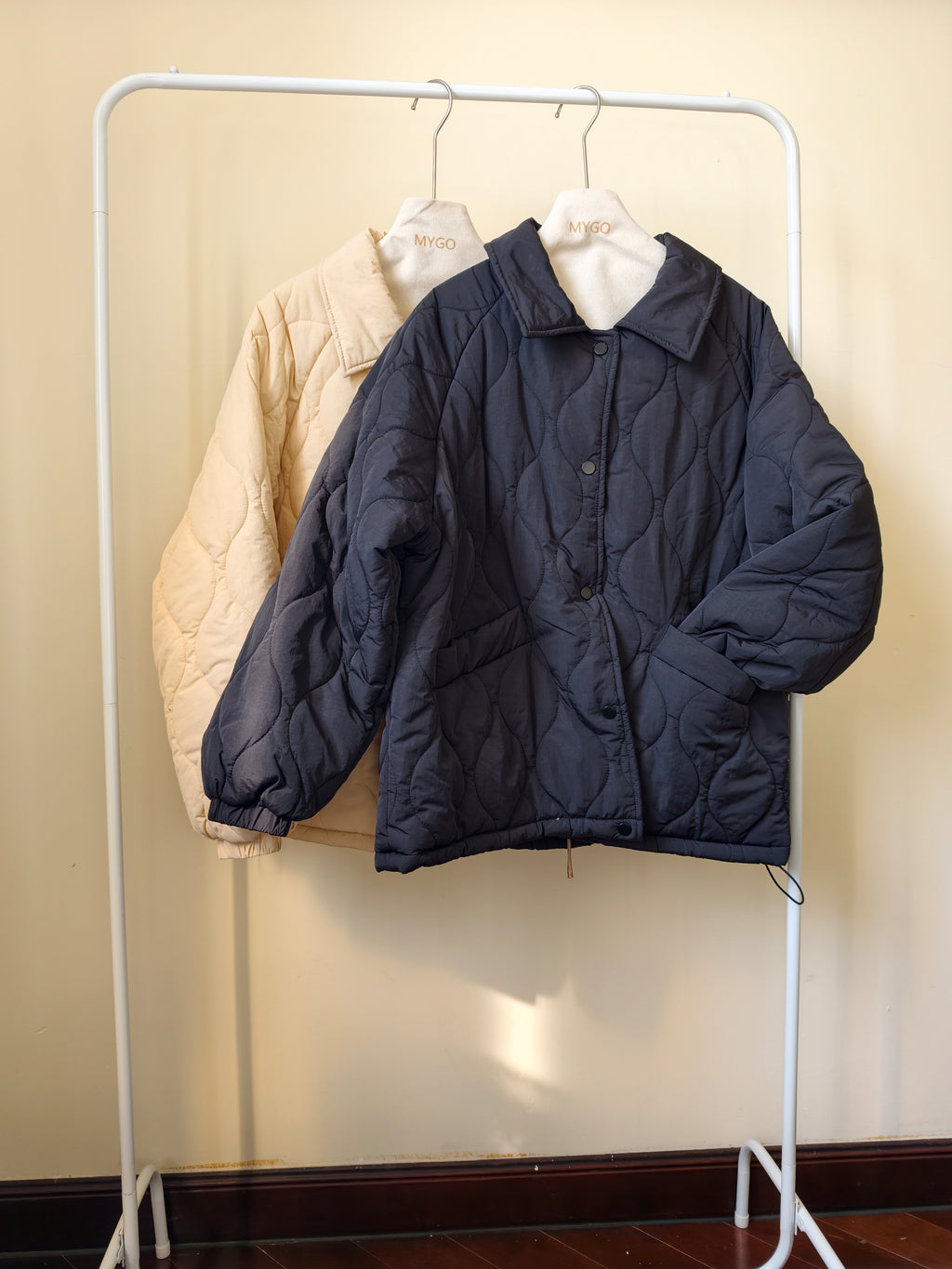 菱柄 ショートコート M00073