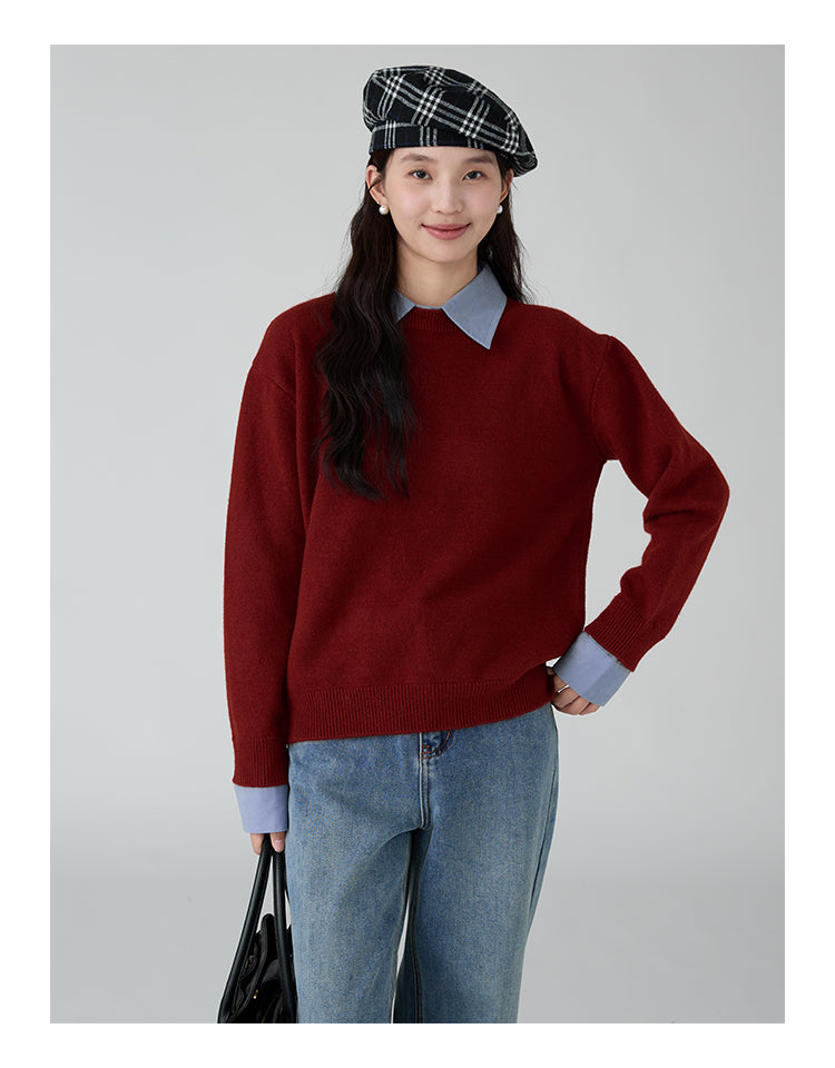 ツーインワン ニット M00104