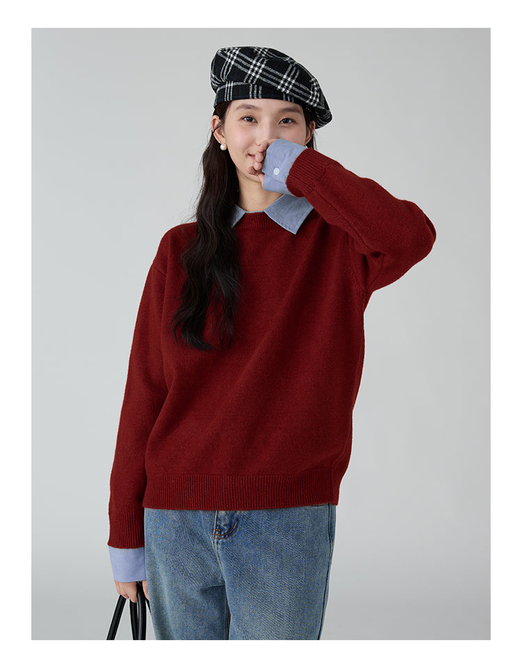 ツーインワン ニット M00104