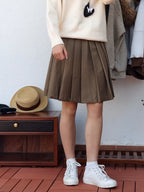 台型プリーツスカート M00062