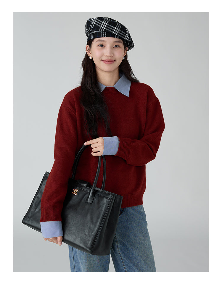 ツーインワン ニット M00104