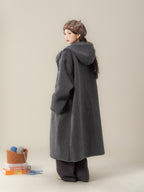 フード付き ポーラーフリース コート M00140