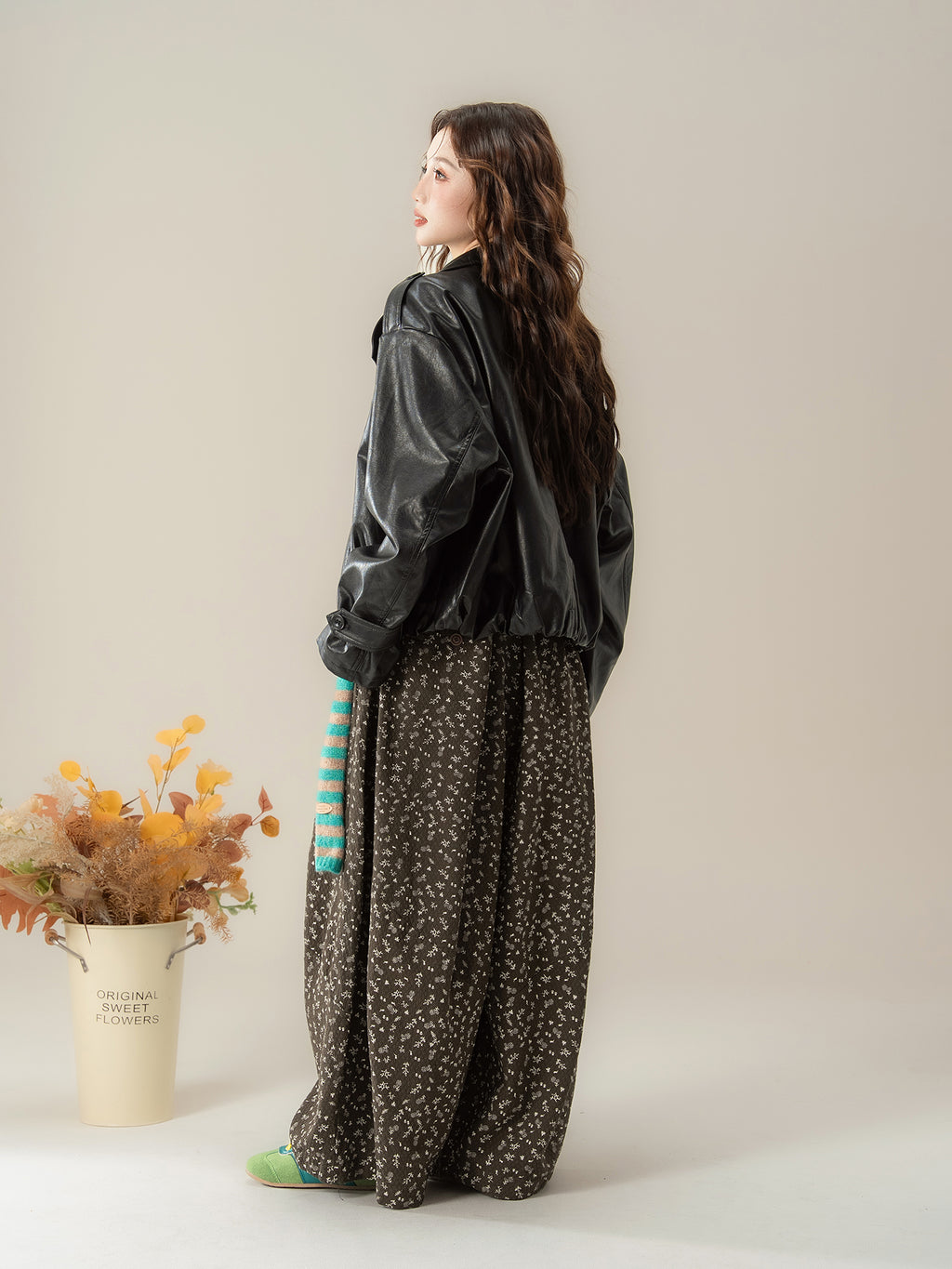 レトロ ブラックレザージャケット M00079