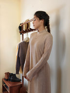 ハイネックニットワンピース M00039