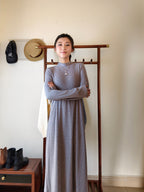 ハイネックニットワンピース M00039