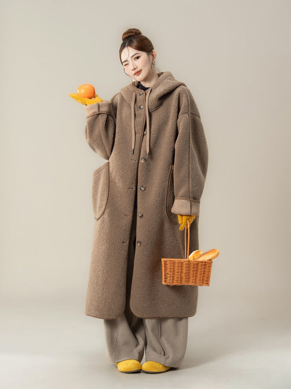 フード付き ポーラーフリース コート M00140