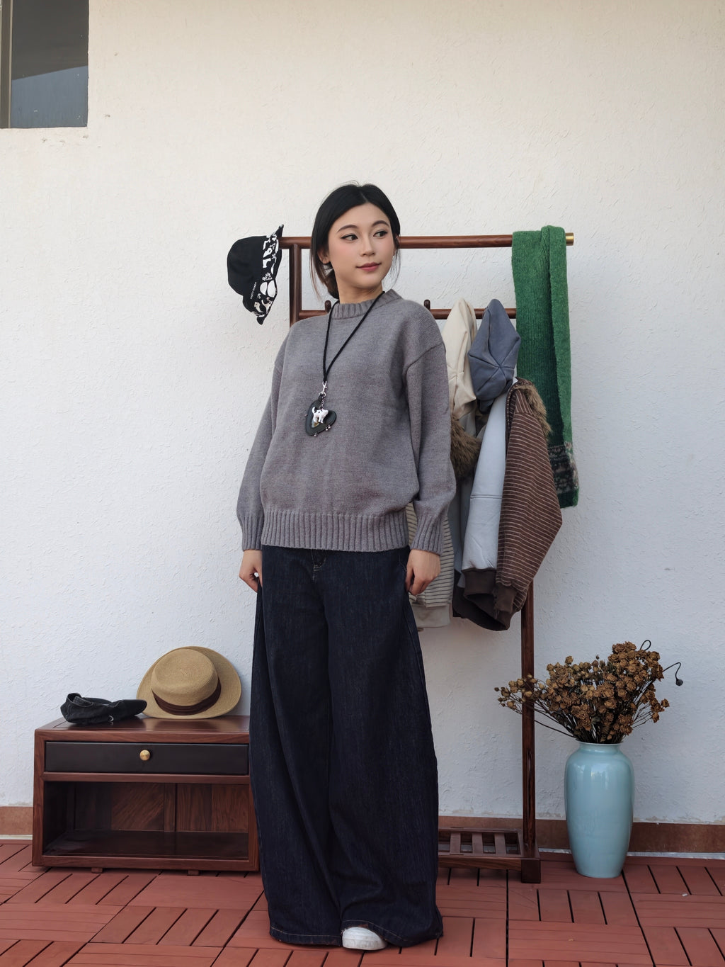 クルーネックニット M00051