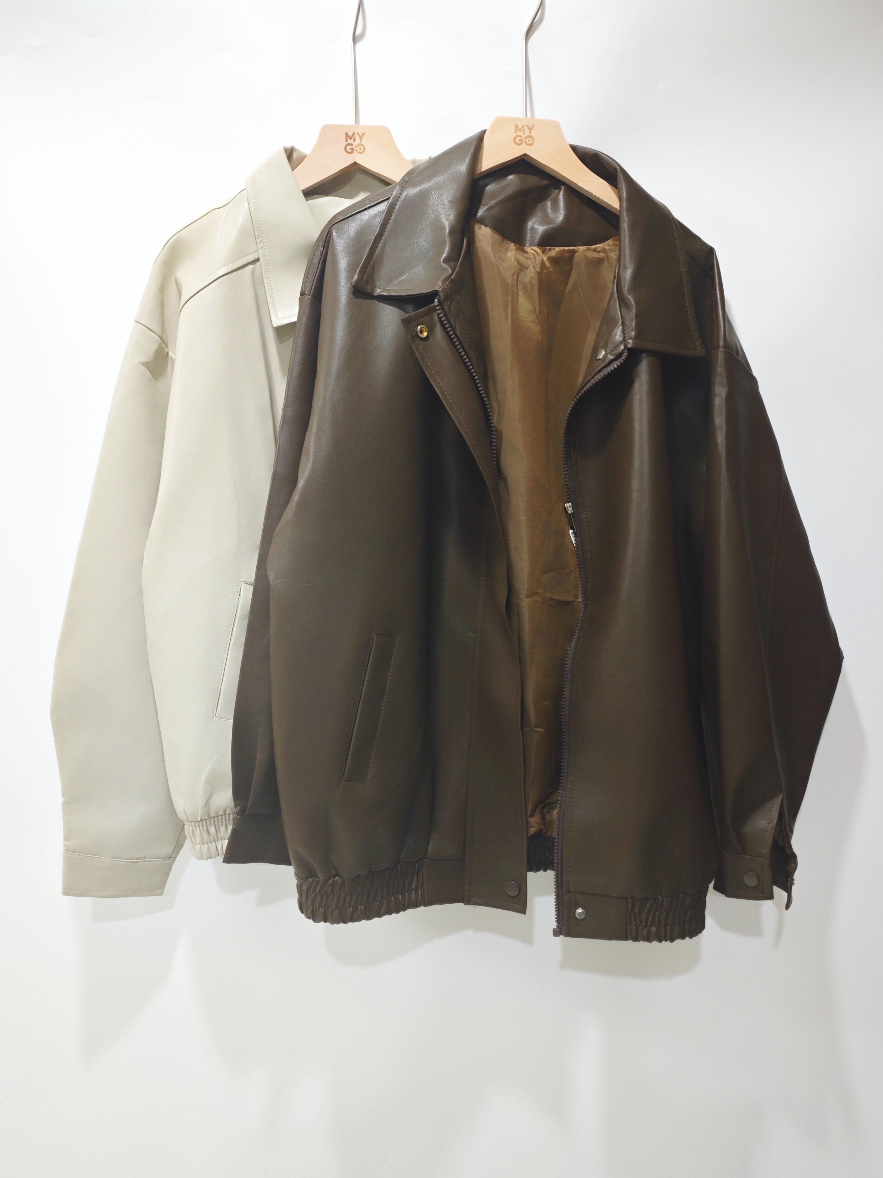 レザー ショートコート M00081