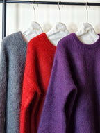 ラウンドネック ロングスリーブセーター M00128