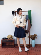 台型プリーツスカート M00062