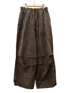 レオパード柄 ワイドレッグパンツ M00071