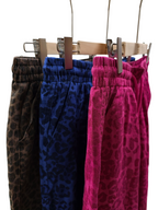 レオパード柄 ワイドレッグパンツ M00071