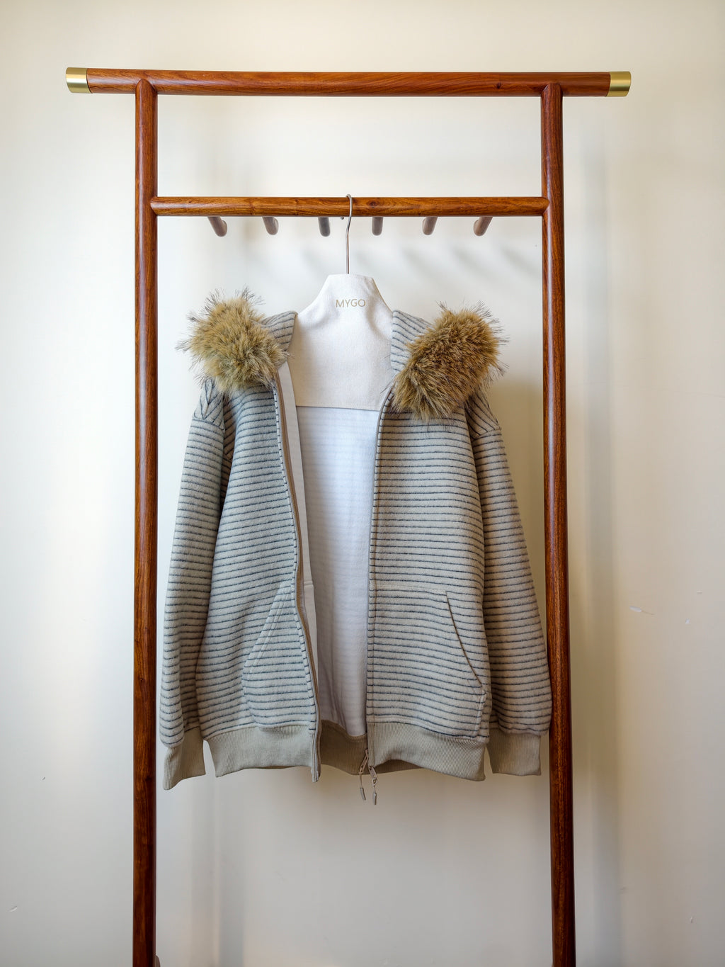 2WAYボアフードアウター（ファー取り外し可） M00115