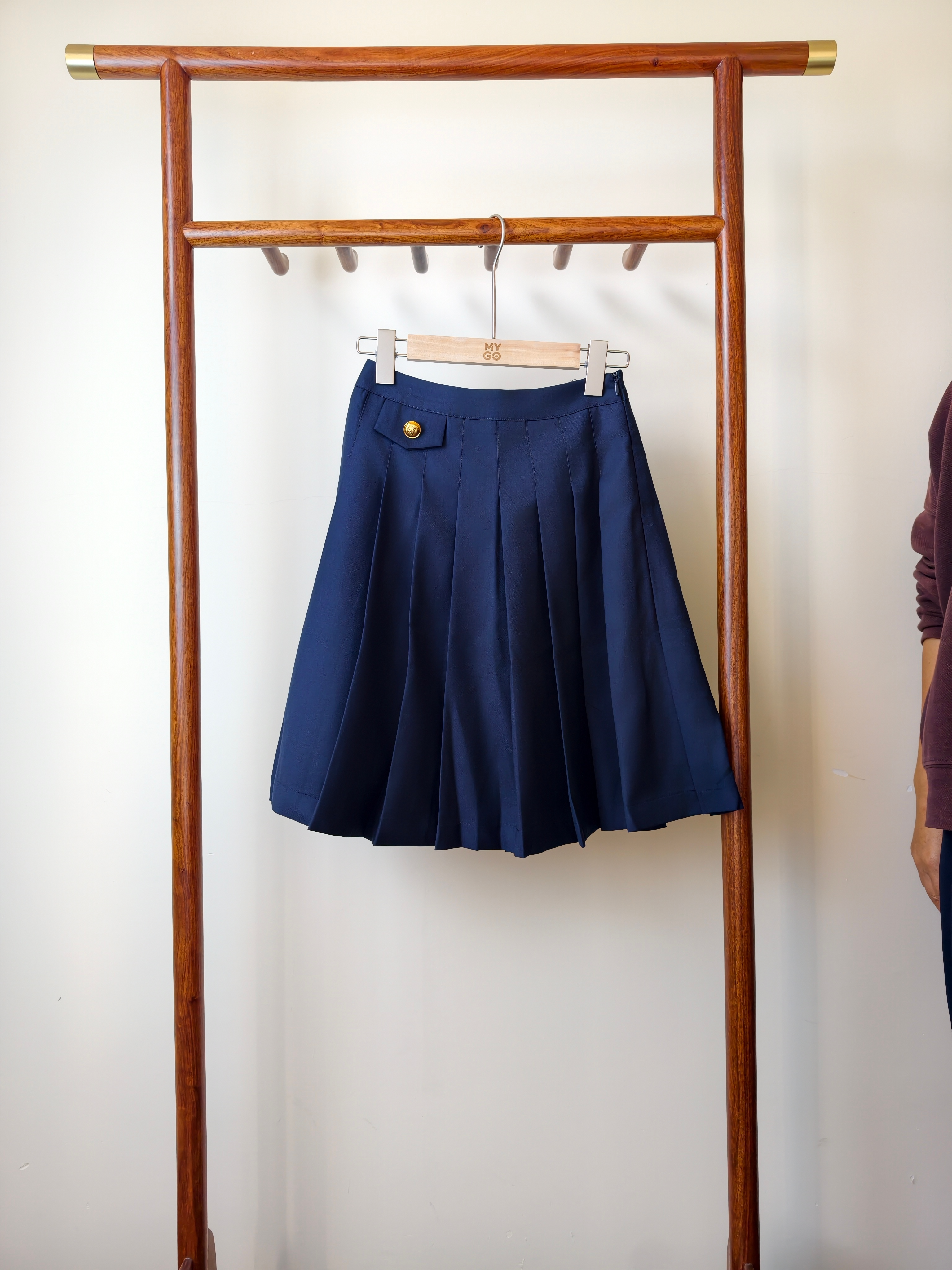 台型プリーツスカート M00062