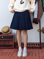 台型プリーツスカート M00062
