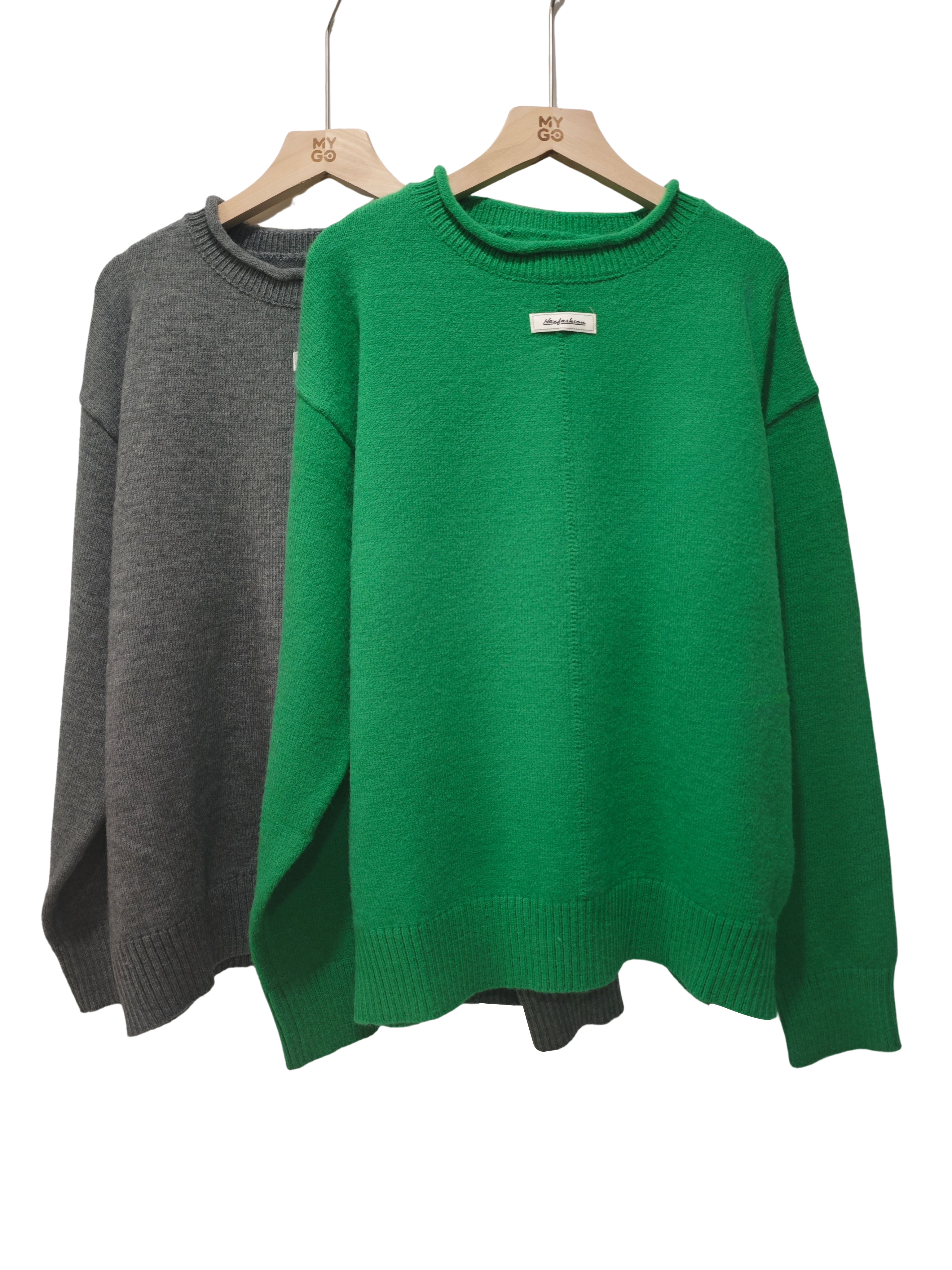 ベーシッククルーネックセーター M00033