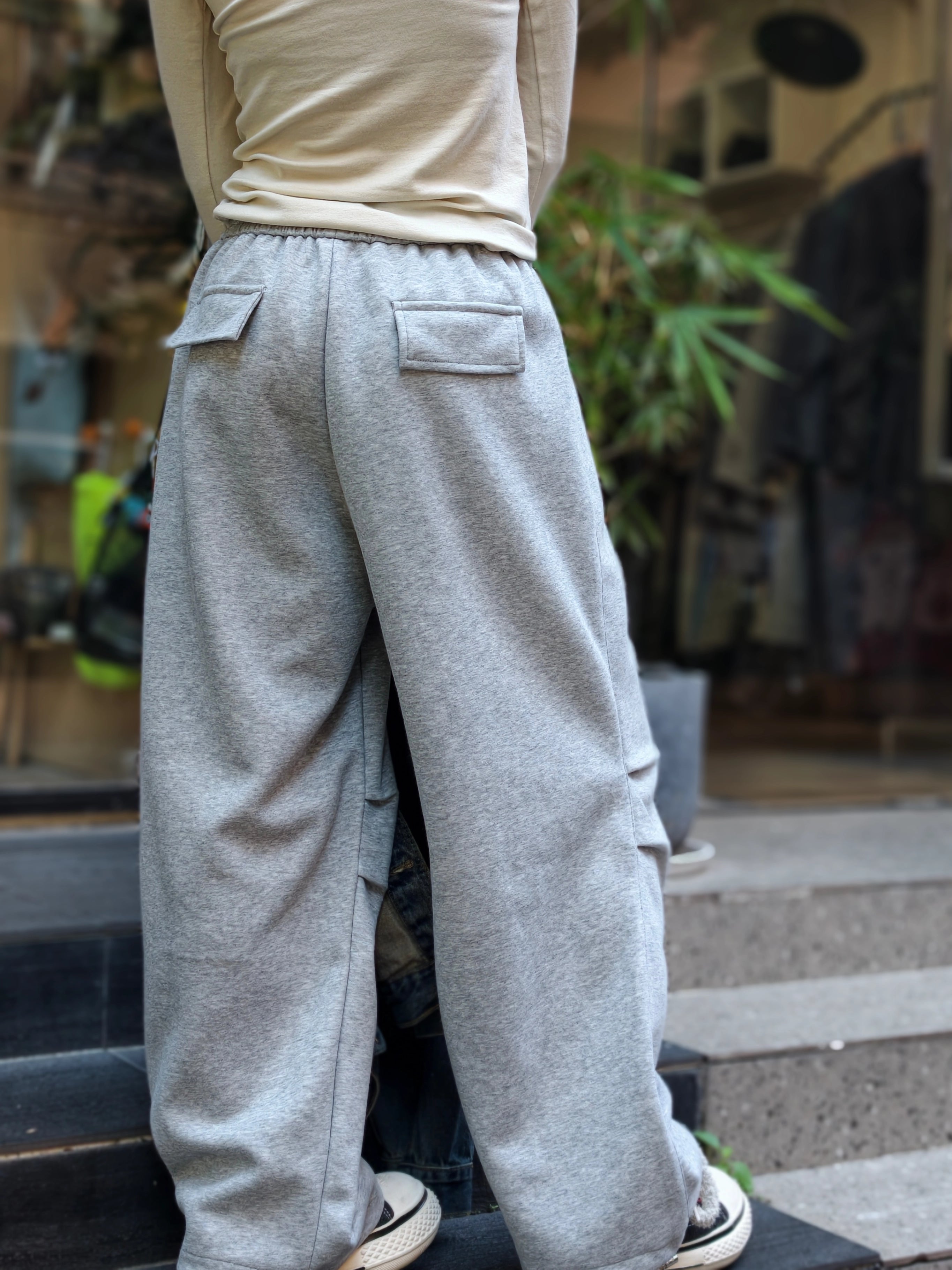 カジュアル ワイドレギンス トラックパンツ M00109